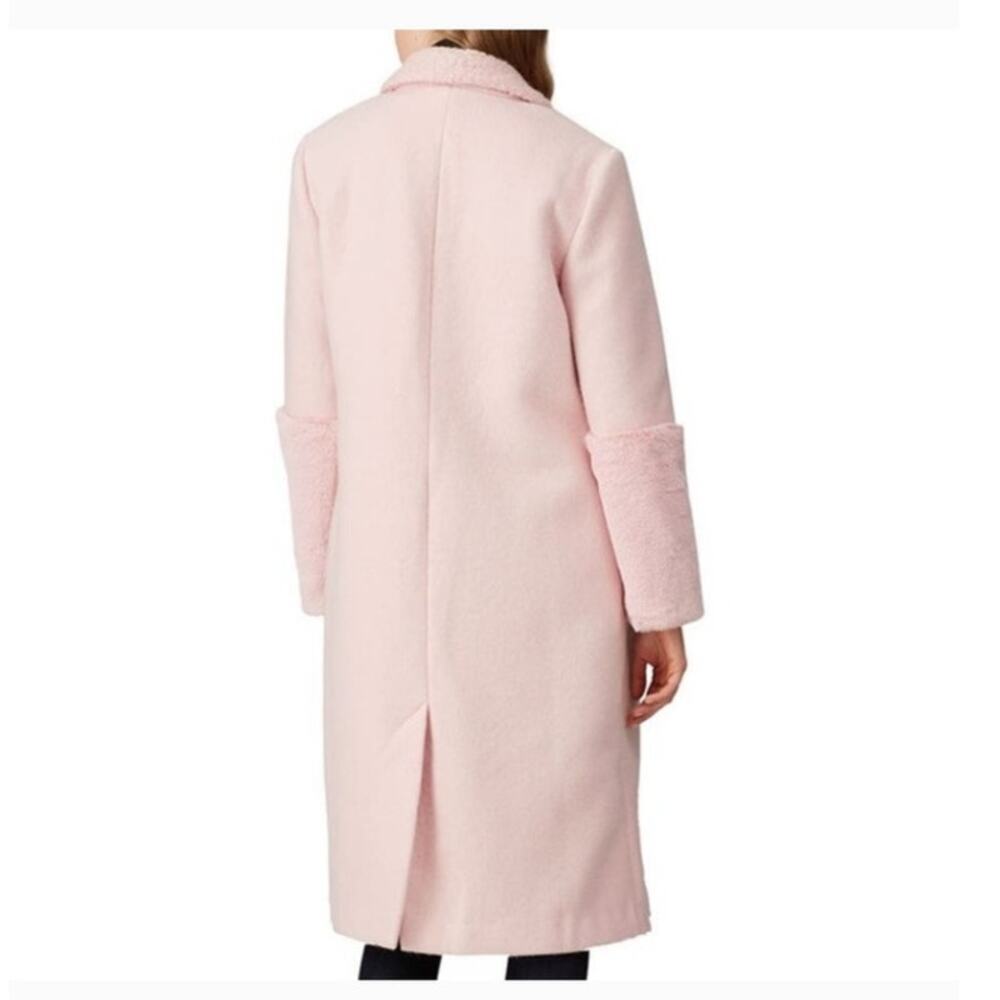 Free People HUTCH Collab Overcoat Mixed Media Fur Boucle Xlarge NWT - Picture 3 of 12